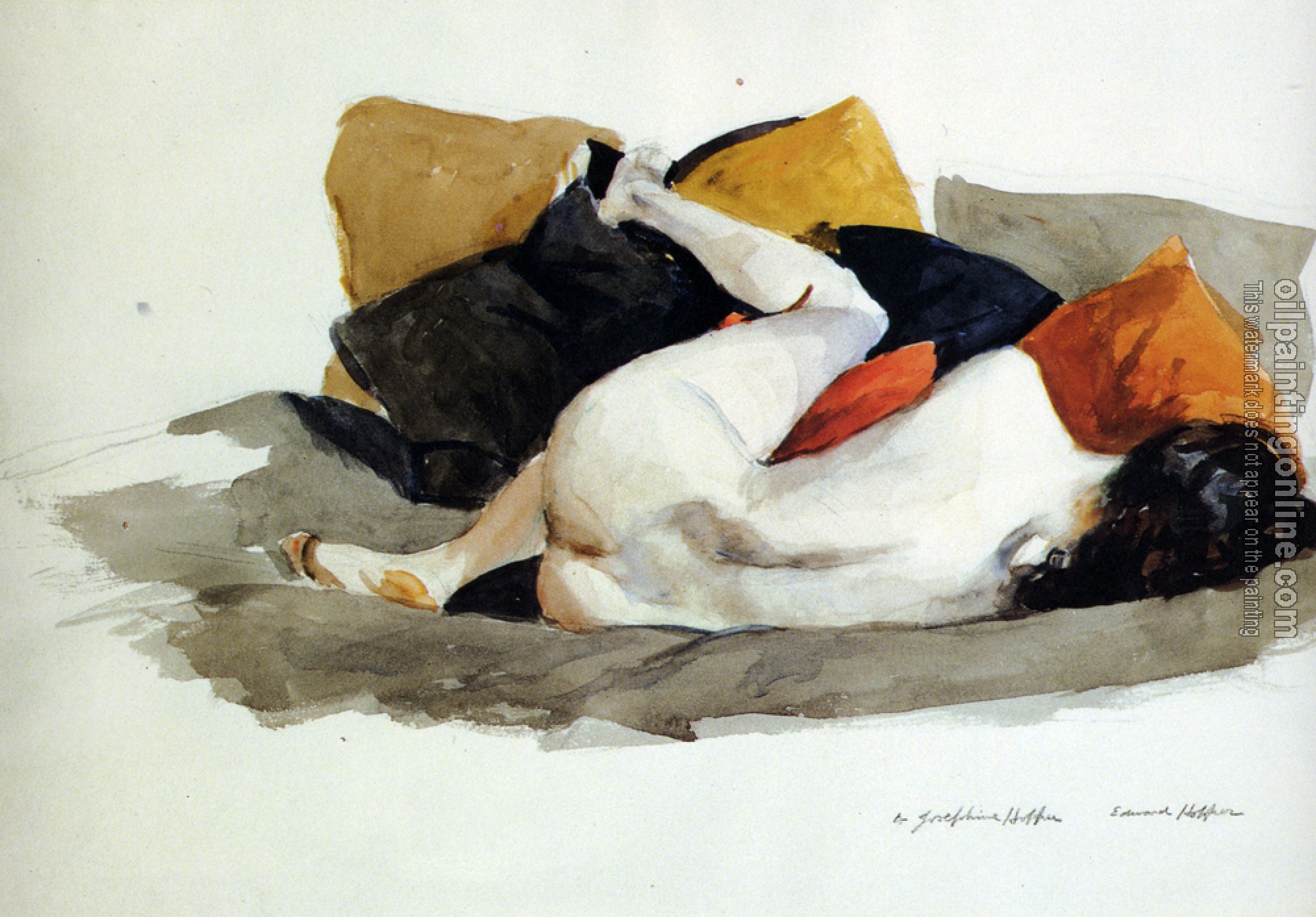 Hopper, Edward - Reclining Nude